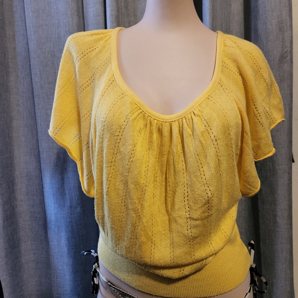 Pointelle Knit Top